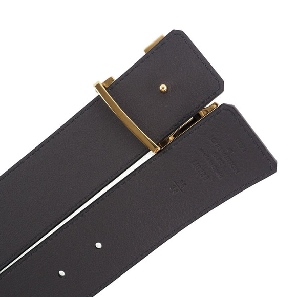 LOUIS VUITTON Centure LV Damier M0333 Calf Black JJ1272 Men's Belt - Picture 5 of 8